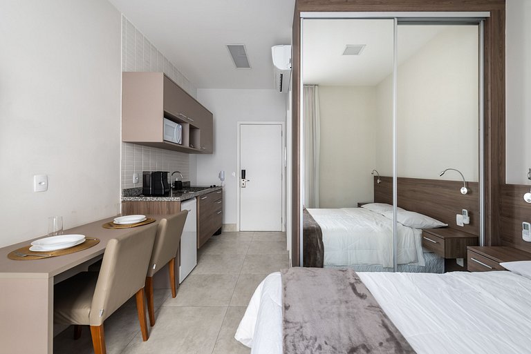 JN36 Studio com conforto perto da Luz 25 de Março