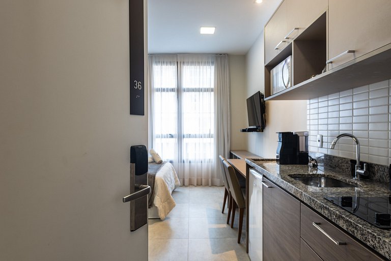 JN36 Studio com conforto perto da Luz 25 de Março