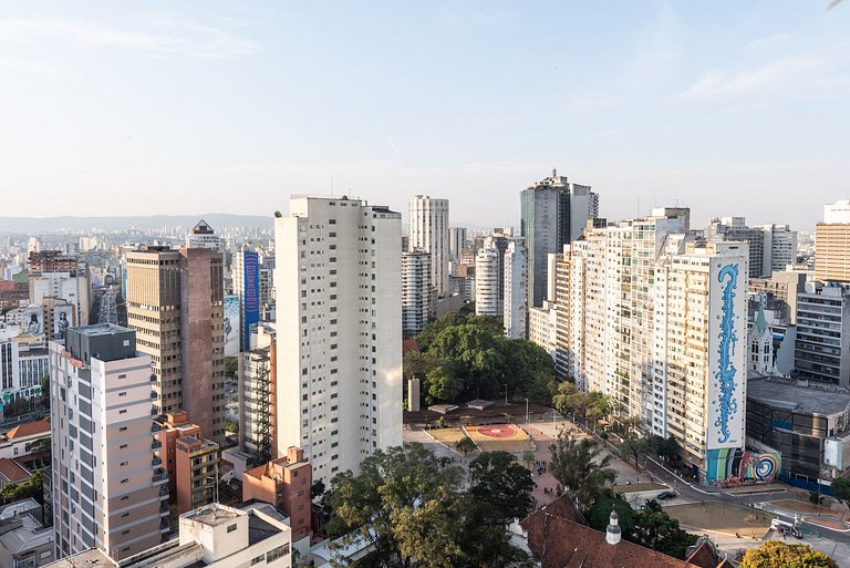 OA12 Apart aconchegante ao lado do Parque Augusta