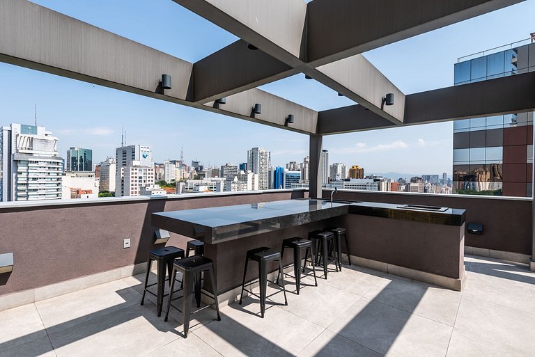 VO5 Studio aconchegante com vaga ao lado do metrô