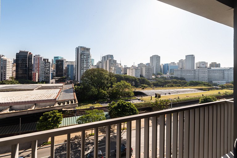 VO5 Studio aconchegante com vaga ao lado do metrô