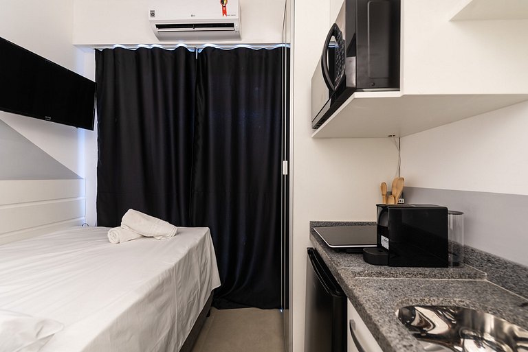 VO5 Studio aconchegante com vaga ao lado do metrô