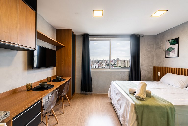 MV13 | Studio ideal para compras no Brás