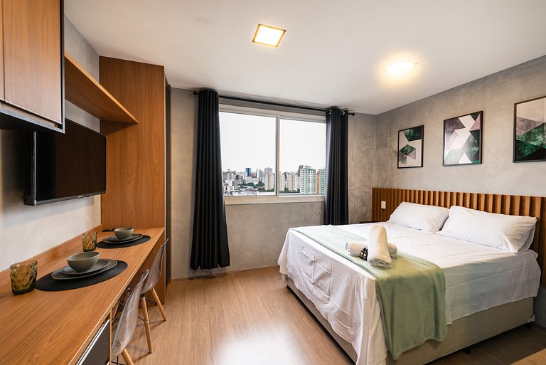 MV13 | Studio ideal para compras no Brás