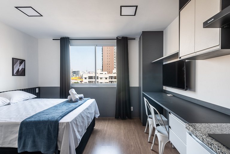 MV46A | Studio perfeito para fazer compras no Brás