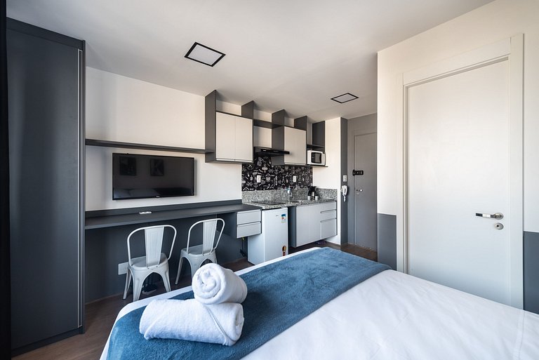 MV46A | Studio perfeito para fazer compras no Brás
