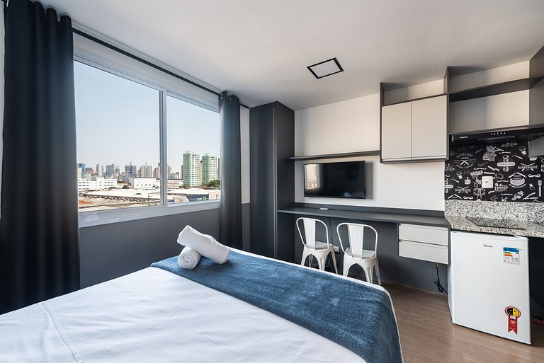 MV46A | Studio perfeito para fazer compras no Brás
