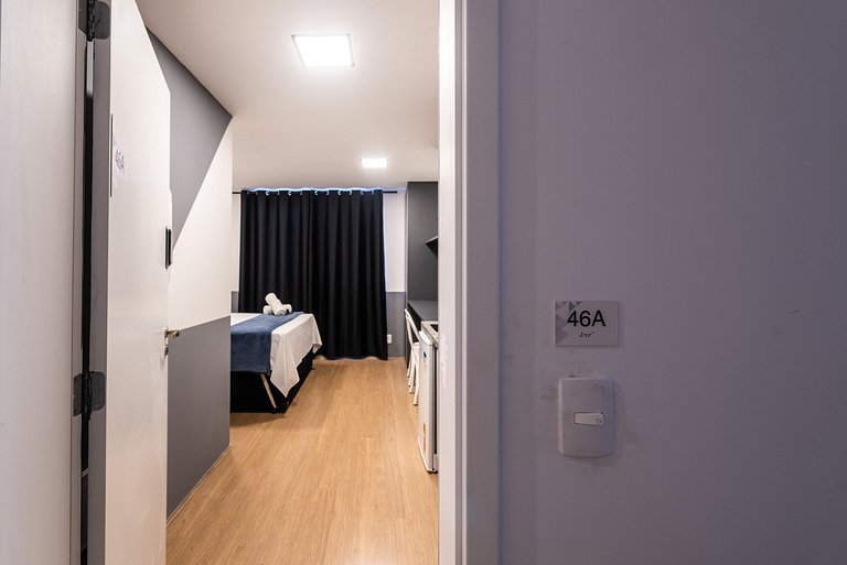 MV46A | Studio ideal para compras no Brás