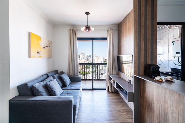 AA13 Apartamento elegante com vaga na Bela Vista