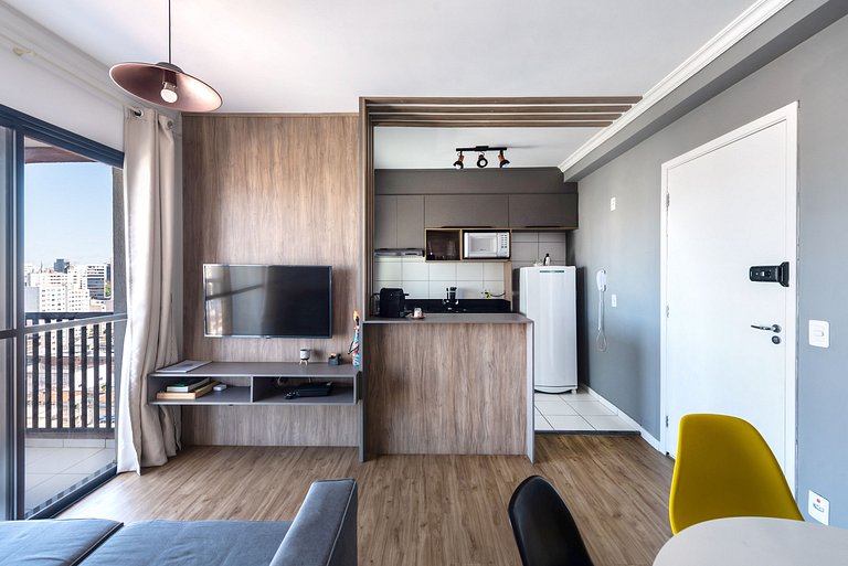 AA13 Apartamento elegante com vaga na Bela Vista