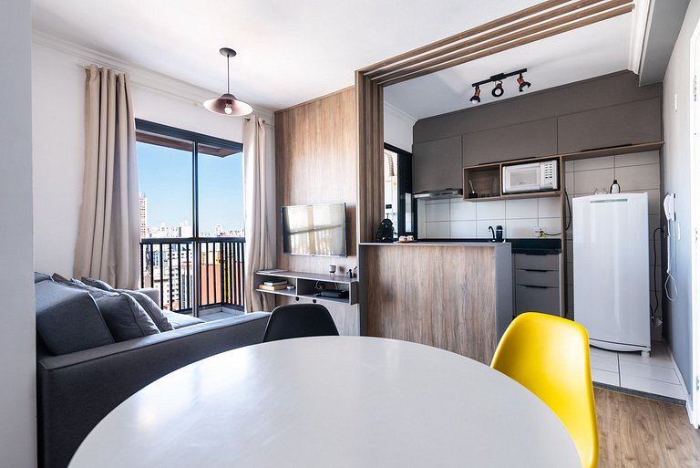 AA13 Apartamento elegante com vaga na Bela Vista