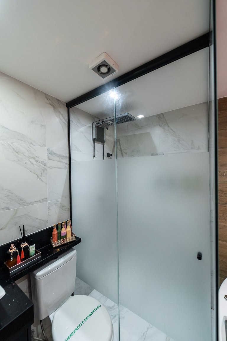 AA212 Studio sofisticado Na Bela Vista com Jacuzzi