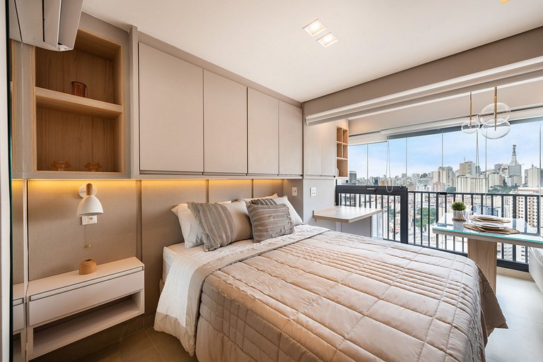 FO24 Studio Moderno ao Lado do Shopping