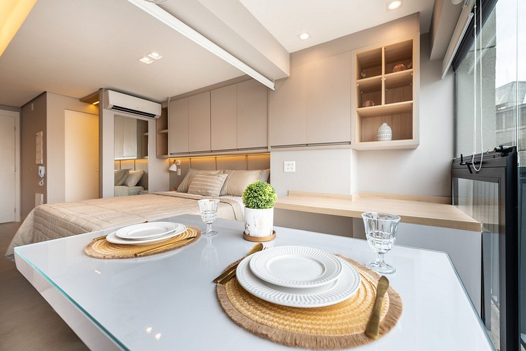 FO24 Studio Moderno ao Lado do Shopping