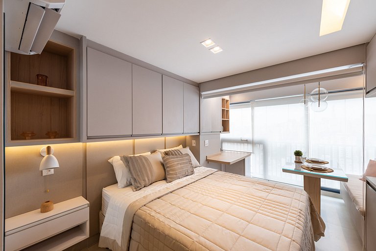 FO24 Studio Moderno ao Lado do Shopping
