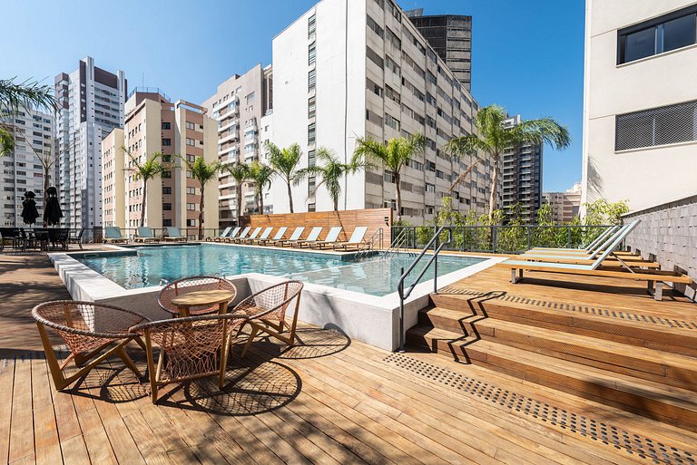 FO24 Studio Moderno ao Lado do Shopping