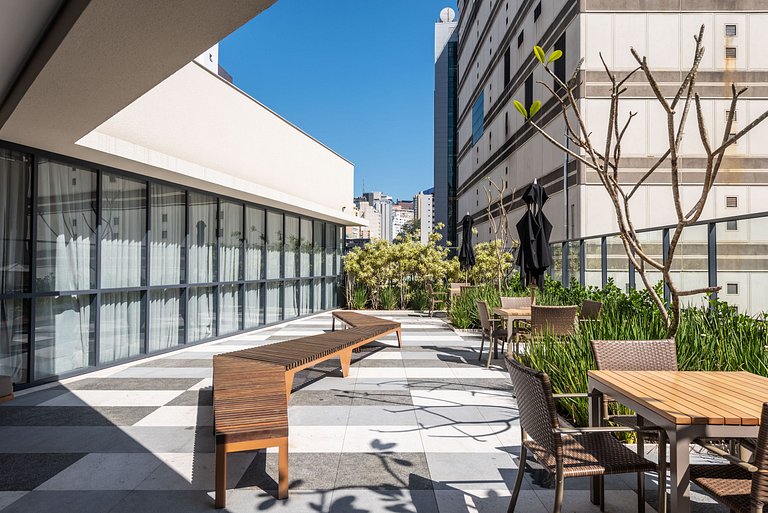 FO24 Studio Moderno ao Lado do Shopping
