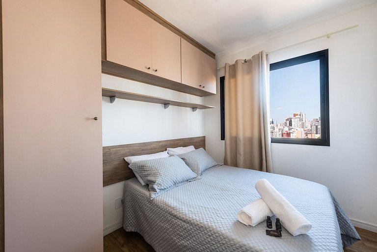 AA13 Apartamento elegante com vaga na Bela Vista