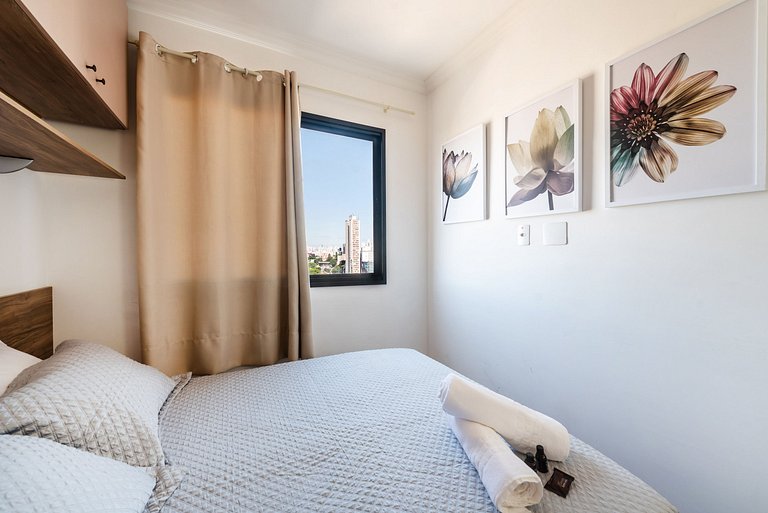 AA13 Apartamento elegante com vaga na Bela Vista