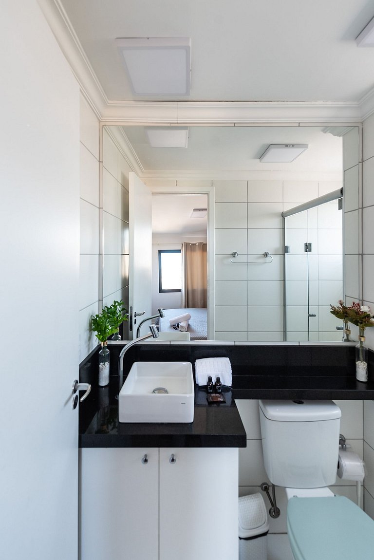 AA13 Apartamento elegante com vaga na Bela Vista