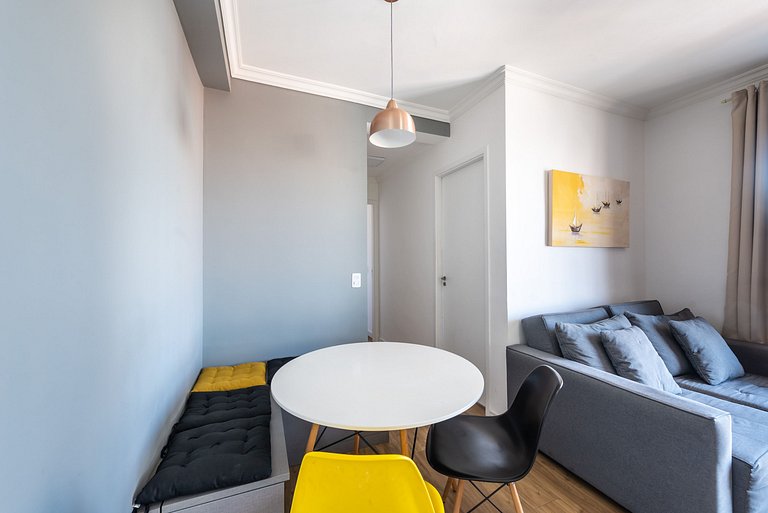 AA13 Apartamento elegante com vaga na Bela Vista