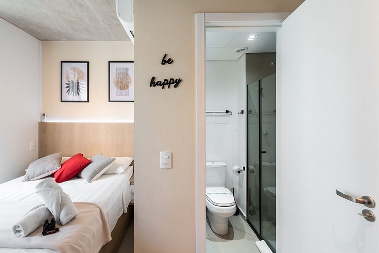 VNF713 Seu Refúgio Perto do Shopping Frei Caneca.