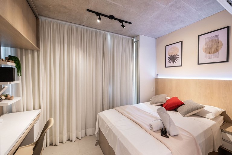 VNF713 Seu Refúgio Perto do Shopping Frei Caneca.