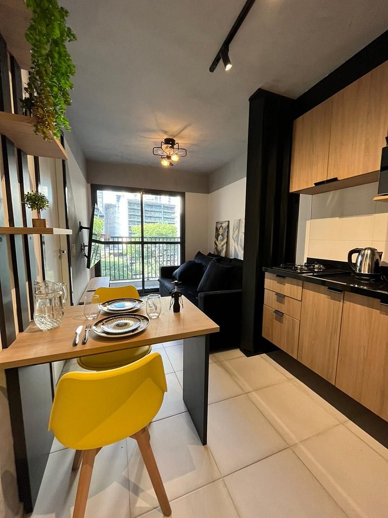 TY8 Studio aconchegante no bairro Bela Vista