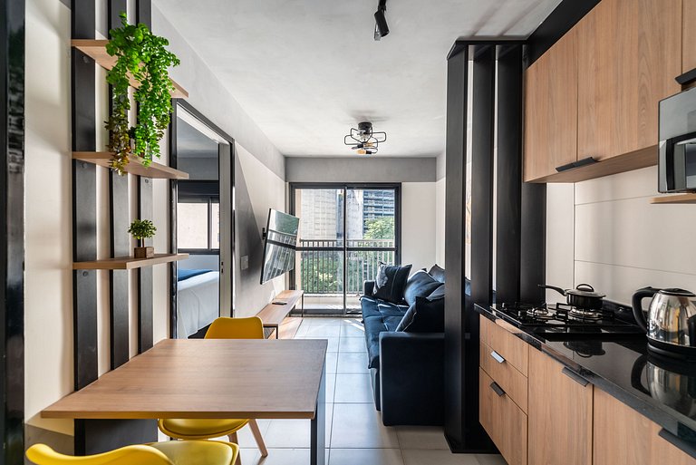 TY8 Studio aconchegante no bairro Bela Vista