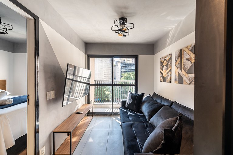 TY8 Apartamento moderno na região da Bela Vista
