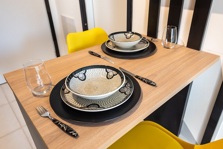 TY8 Apartamento moderno na região da Bela Vista