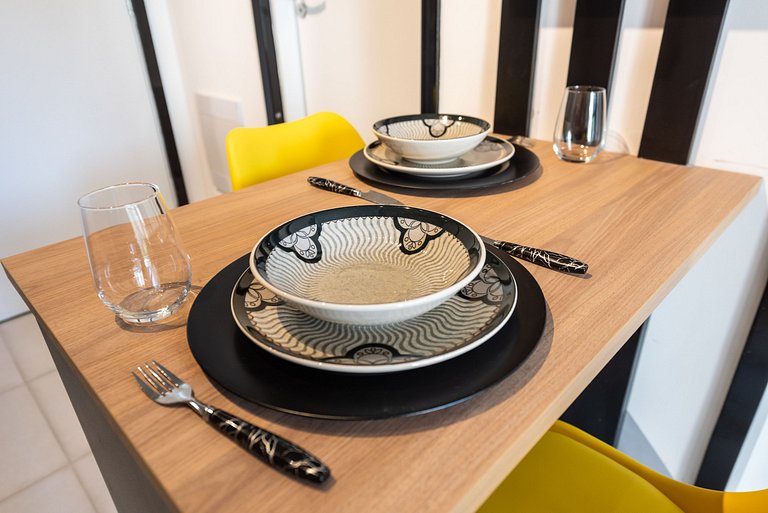 TY8 Apartamento moderno na região da Bela Vista