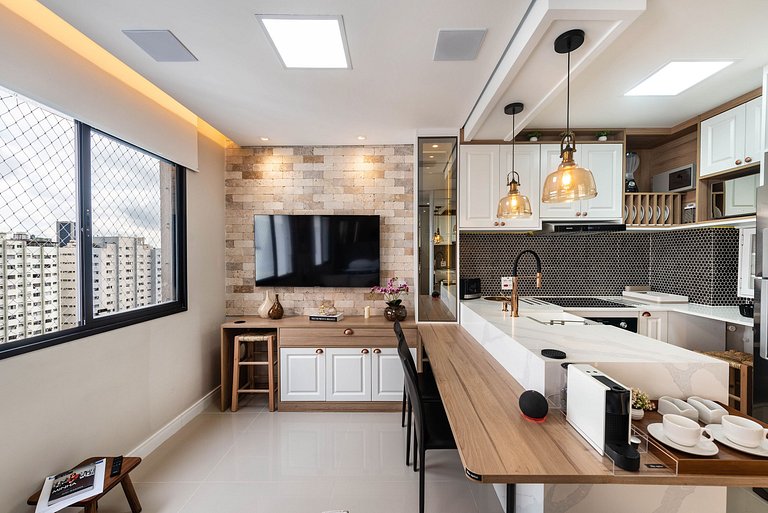 AA15 Espaço moderno com piscina e ótima estrutura