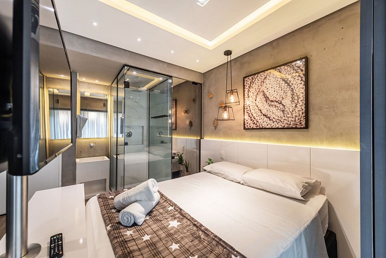 VU3 Studio Confortável com Vaga | Allianz Parque