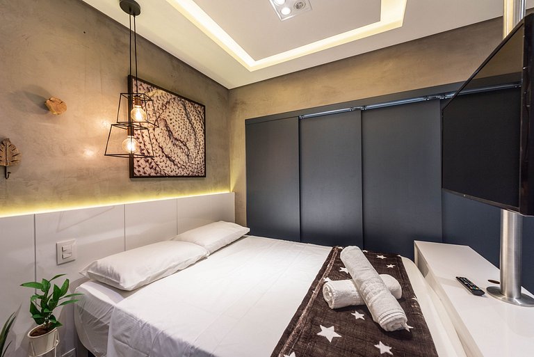 VU3 Studio Confortável com Vaga | Allianz Parque