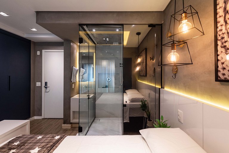 VU3 Studio Confortável com Vaga | Allianz Parque