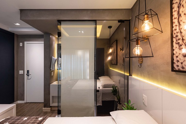 VU3 Studio Confortável com Vaga | Allianz Parque