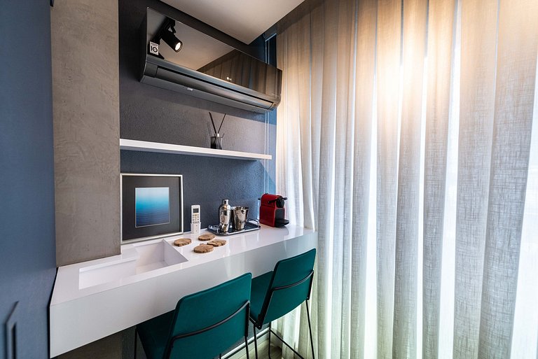 VU3 Studio Confortável com Vaga | Allianz Parque