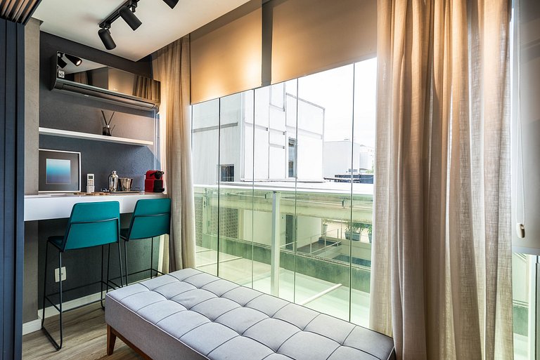 VU3 Studio Confortável com Vaga | Allianz Parque