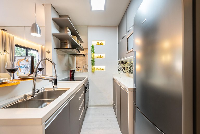 AAQ3 Espaço acolhedor para até 3 | Bela Vista