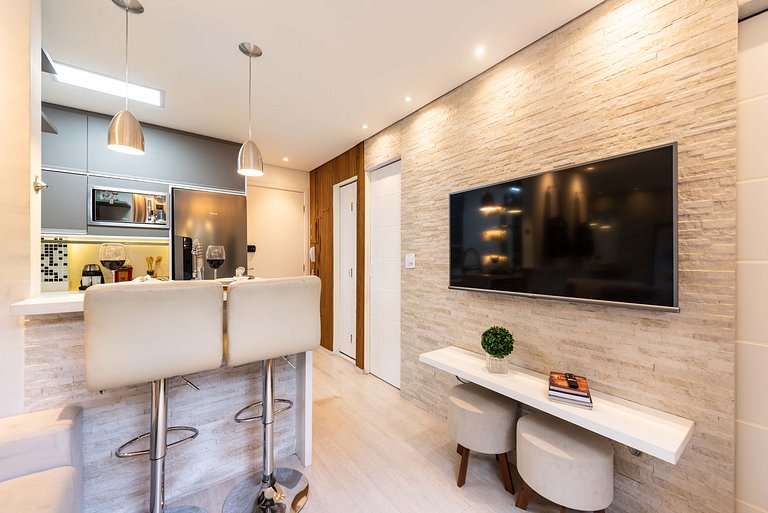 AAQ3 Espaço acolhedor para até 3 | Bela Vista