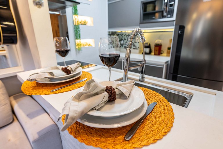 AAQ3 Espaço acolhedor para até 3 | Bela Vista