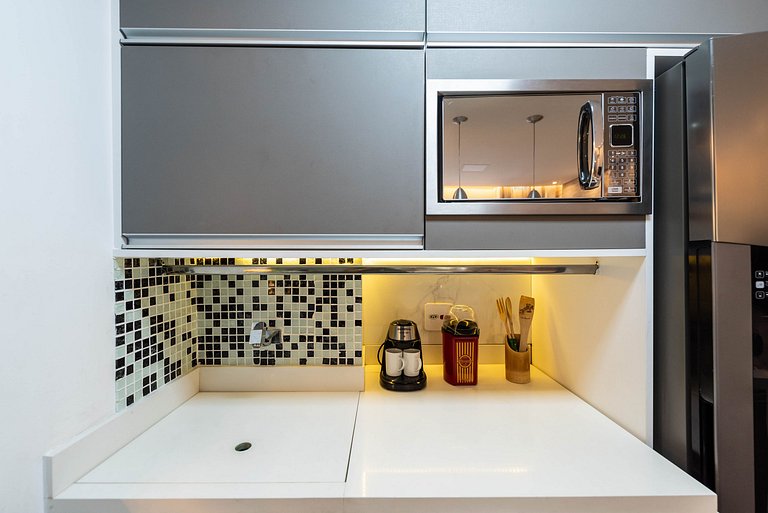 AAQ3 Espaço acolhedor para até 3 | Bela Vista