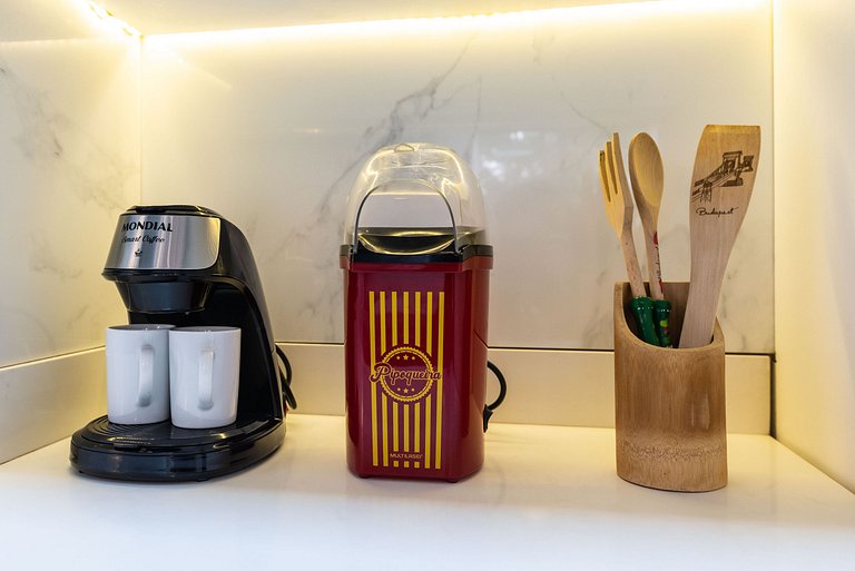 AAQ3 Espaço acolhedor para até 3 | Bela Vista