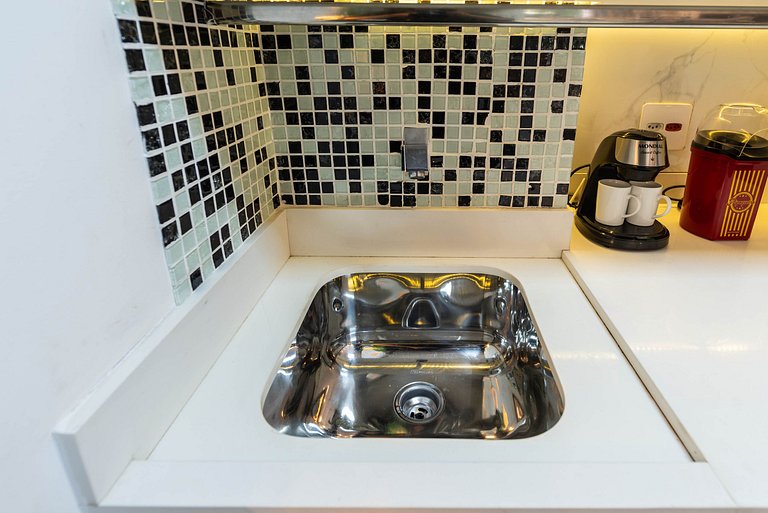 AAQ3 Espaço acolhedor para até 3 | Bela Vista