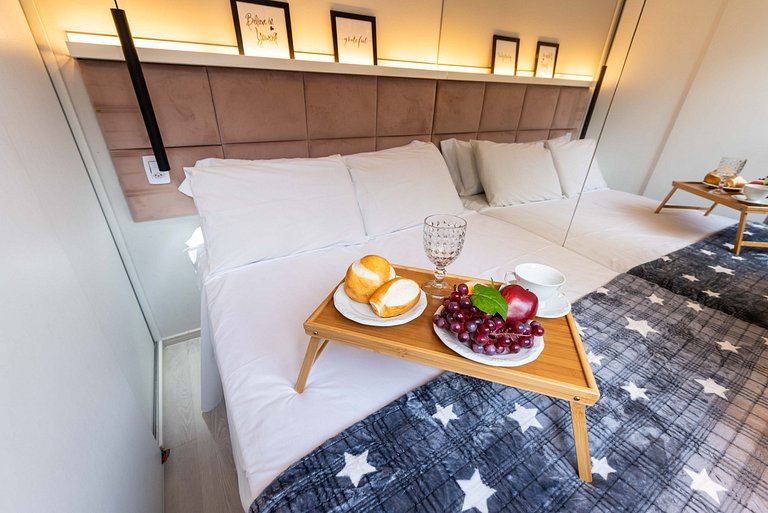 AAQ3 Espaço acolhedor para até 3 | Bela Vista