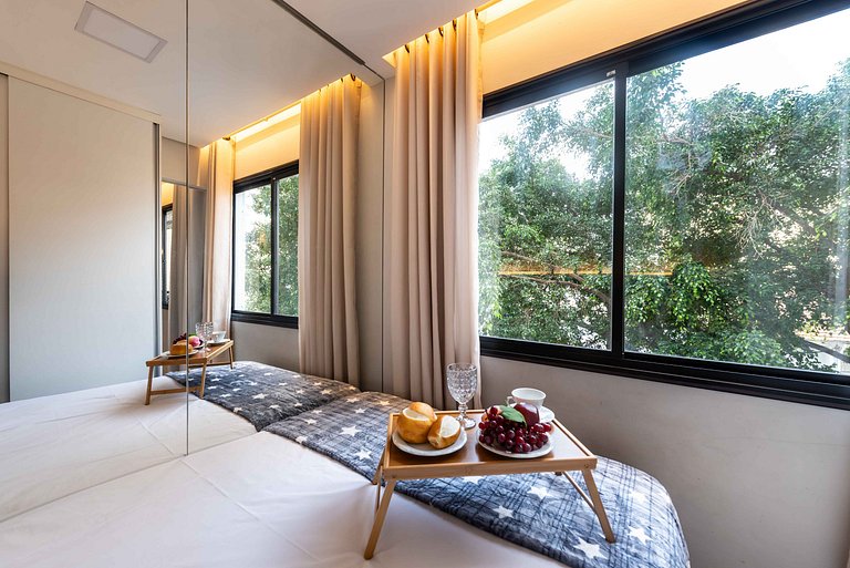 AAQ3 Espaço acolhedor para até 3 | Bela Vista