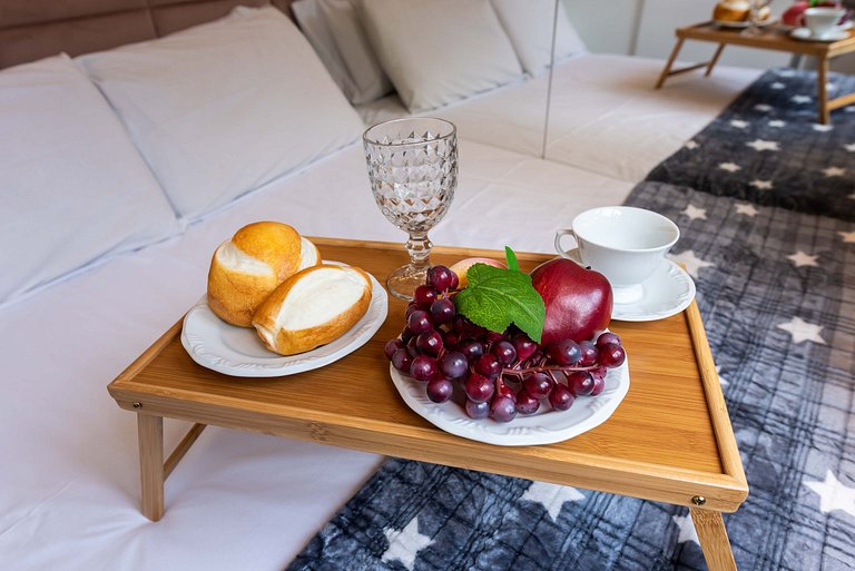 AAQ3 Espaço acolhedor para até 3 | Bela Vista