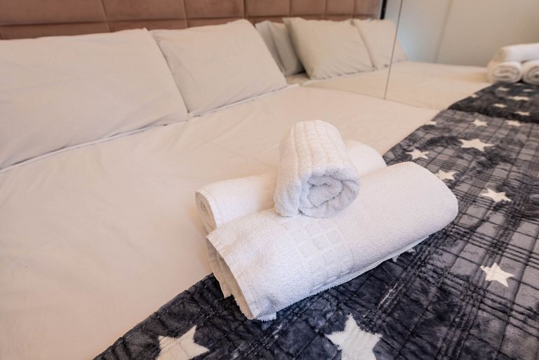 AAQ3 Espaço acolhedor para até 3 | Bela Vista