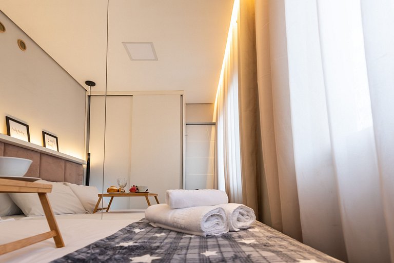 AAQ3 Espaço acolhedor para até 3 | Bela Vista